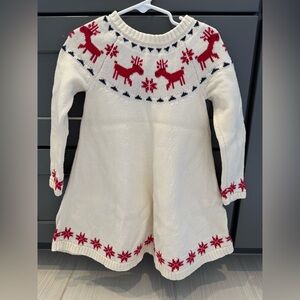 Hanna Andersson Red and White Knit Dress